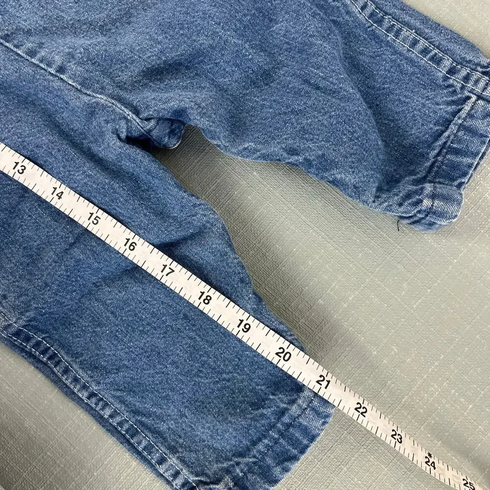 Vintage OshKosh B'gosh Blue Jean Overalls 9 months USA